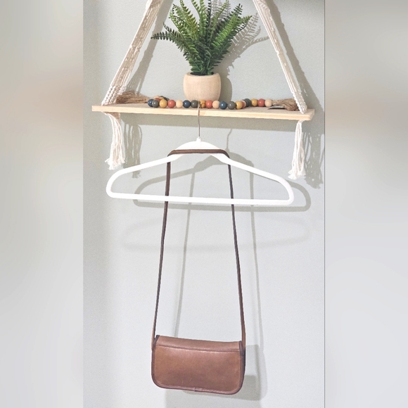 Sold!!! Vintage NYC 70's Coach Dinky Bag (Putty W/Tabac Piping) 9375 - Picture 8 of 14